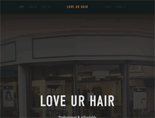 Tablet Screenshot of loveurhair.co.uk